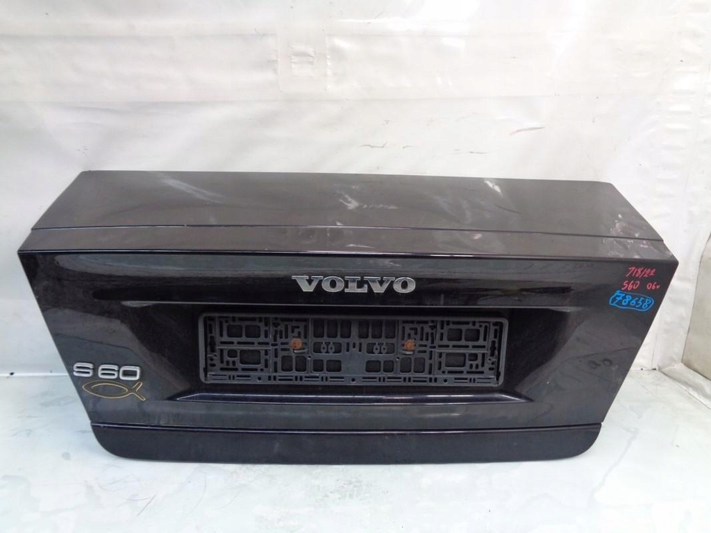 фото №1, Крышка багажника багажника volvo s60 sedan
