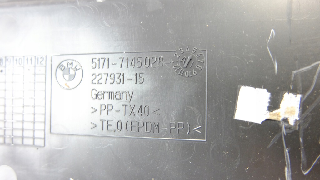 фото №10, Bmw 7 e65 підсилювач передній панель фари правий перед