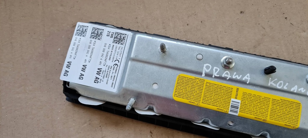 фото №10, S3 8v sedan a3 подушка подушка безопасности коленная пассажира правая 8v0880842a