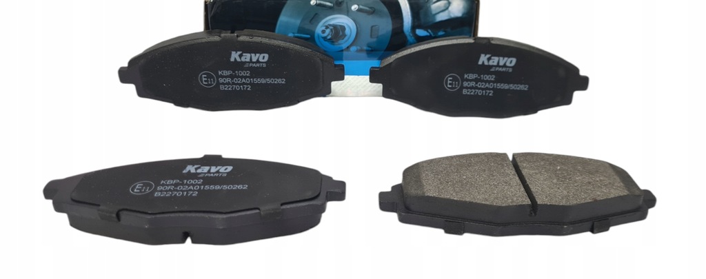 фото №1, Тормозные колодки тормозные osi перед kavo chevrolet matiz spark daewoo lanos