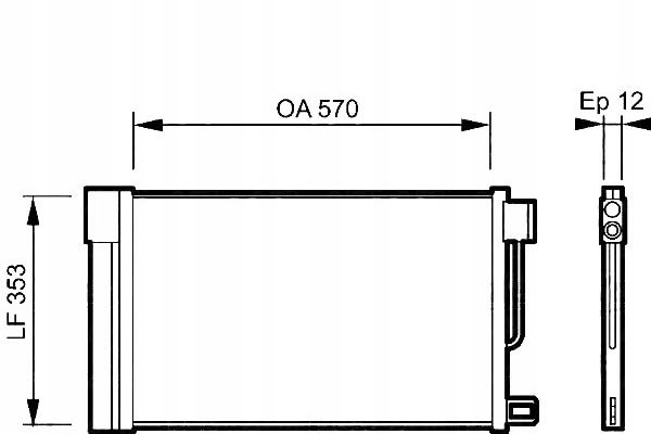 фото №1, Valeo 818193 конденсатор, кондиционер