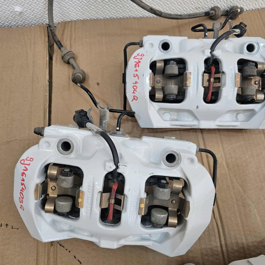 фото №12, Porsche taycan 9j1 тормозные диски суппорты левый правый перед задняя тормоза комплект