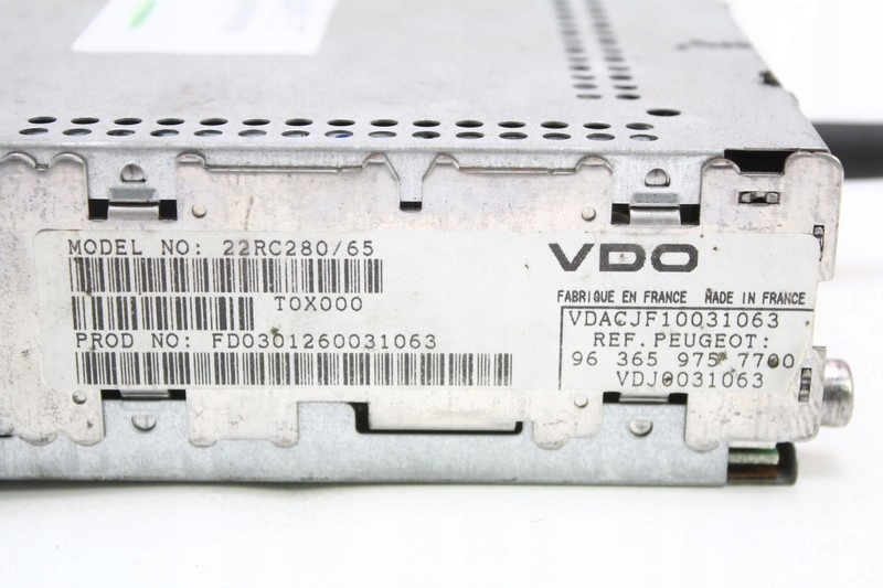 фото №3, Радио радиопроигрыватель cd rds 963659757700 peugeot 307 01-05