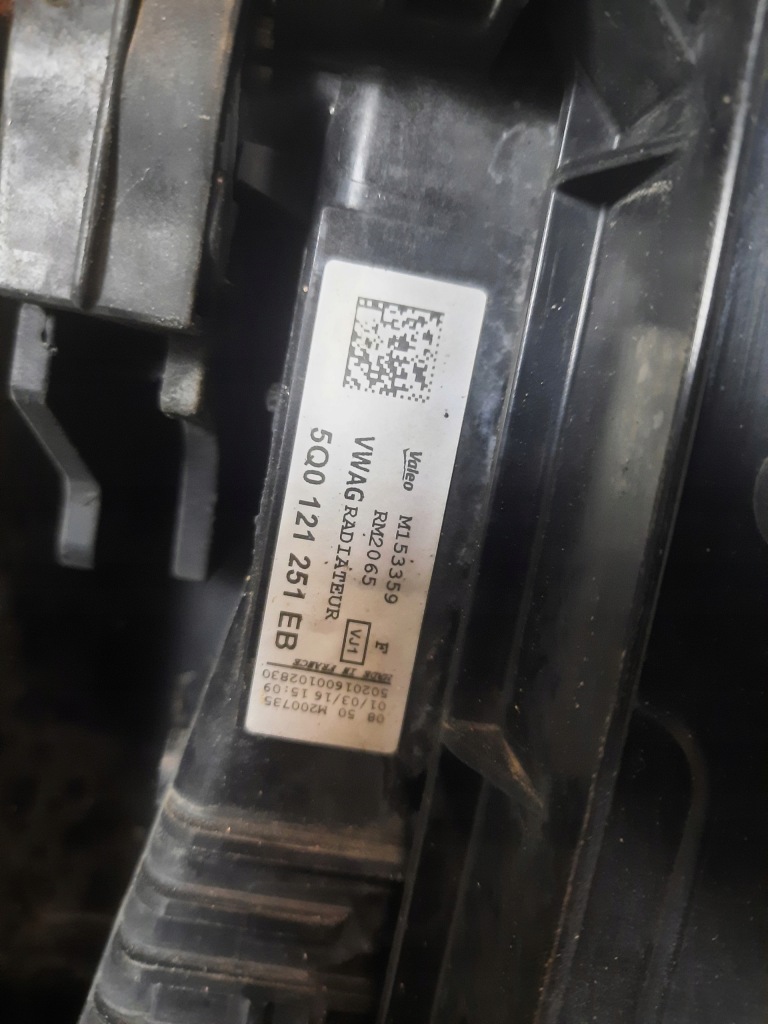 фото №6, Pas передній kompletny балка радіатор skoda octavia iii 1.6 tdi