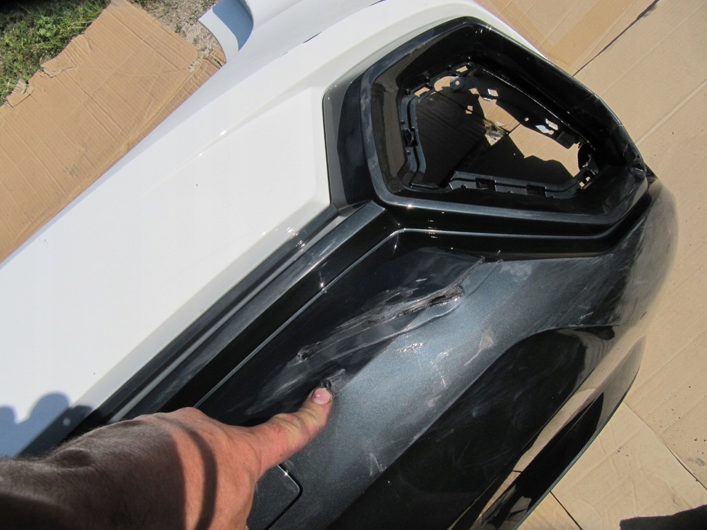 фото №10, Бампер задняя задний audi q3 ii 18 f3 + спойлер 2022