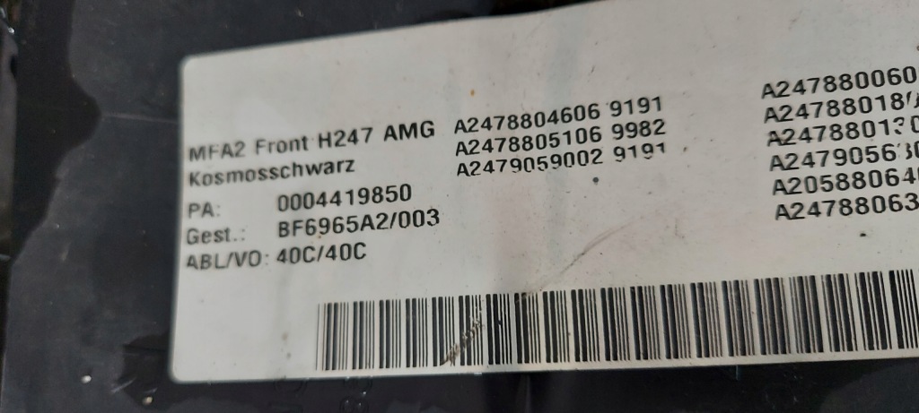 Mercedes gla h247 x247 amg бампер перед решітка радіатора решітка  ґрати хром кронштейни в Україні