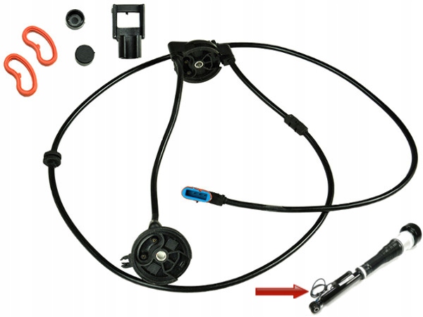 фото №1, Амортизатор подушка пневмоподушка задня шланг w216 cl