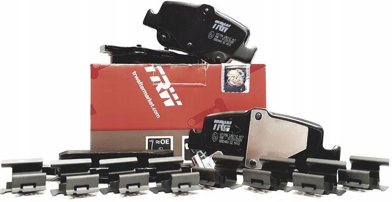 фото №1, Trw тормозные колодки тормозные toyota auris 06|} corolla 04|