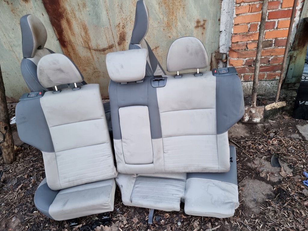 фото №4, Сидіння сидіння volvo v50 світлий комплект заднє сидіння