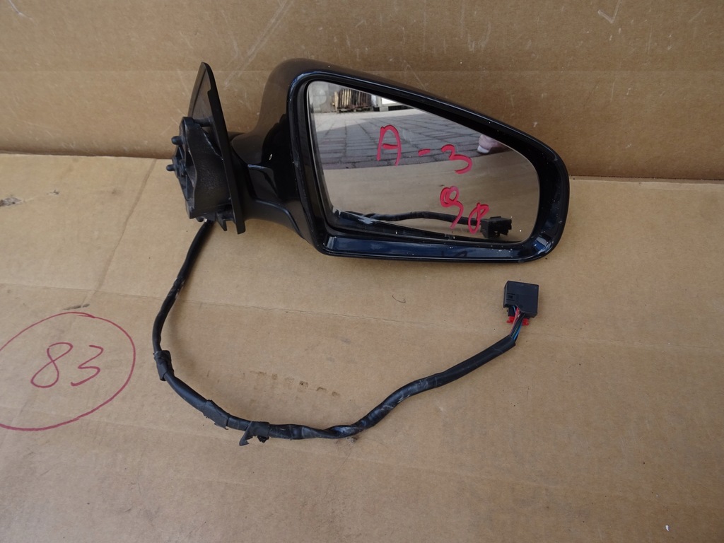 фото №1, Audi a3 8p дзеркало праве 9