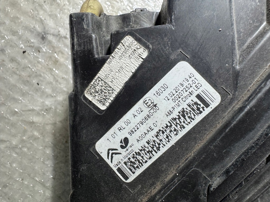 Citroen c3 aircross лівий led drl фара Оригінал