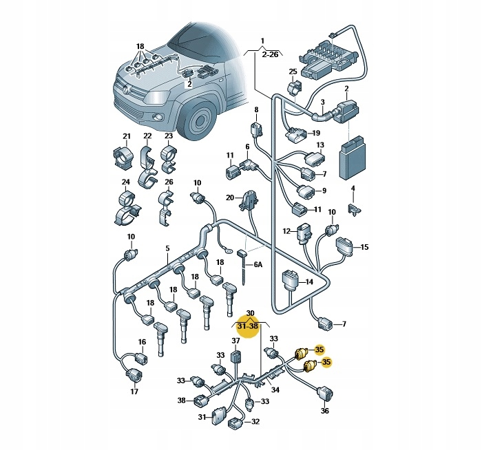 фото №1, Цоколь разъёмы volkswagen oe: 4h0973703