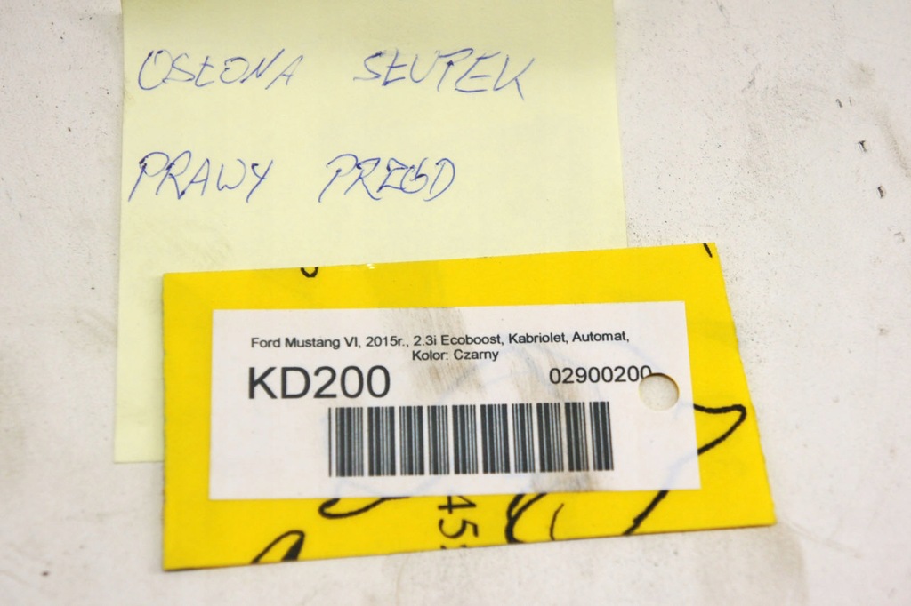 фото №6, Kd200 ford mustang vi защита стойка правый перед