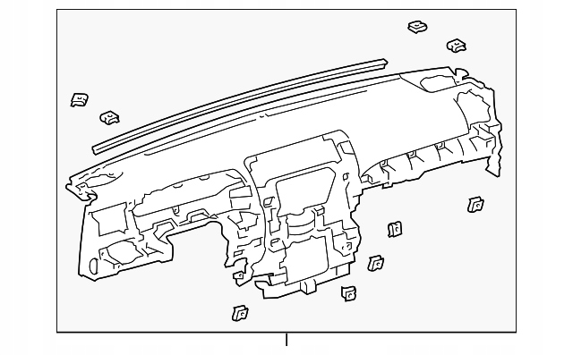 фото №1, Приборная панель приборная консоль приборная панель toyota 4runner
