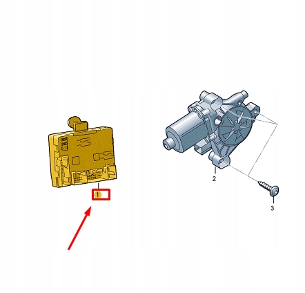 фото №1, Vw id.4 e21 rear left door управление unit 1ea959597b