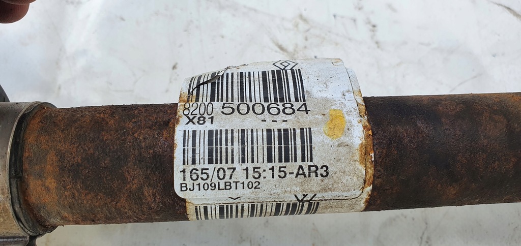 фото №4, Привідний вал ліва короткий renault espace iv lift 2.0 dci