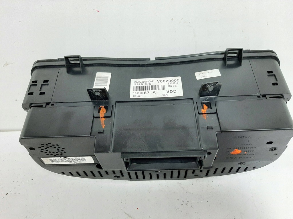 фото №11, Vw golf v 2.0 fsi sport 05r лічильник прилади 1k0920871a