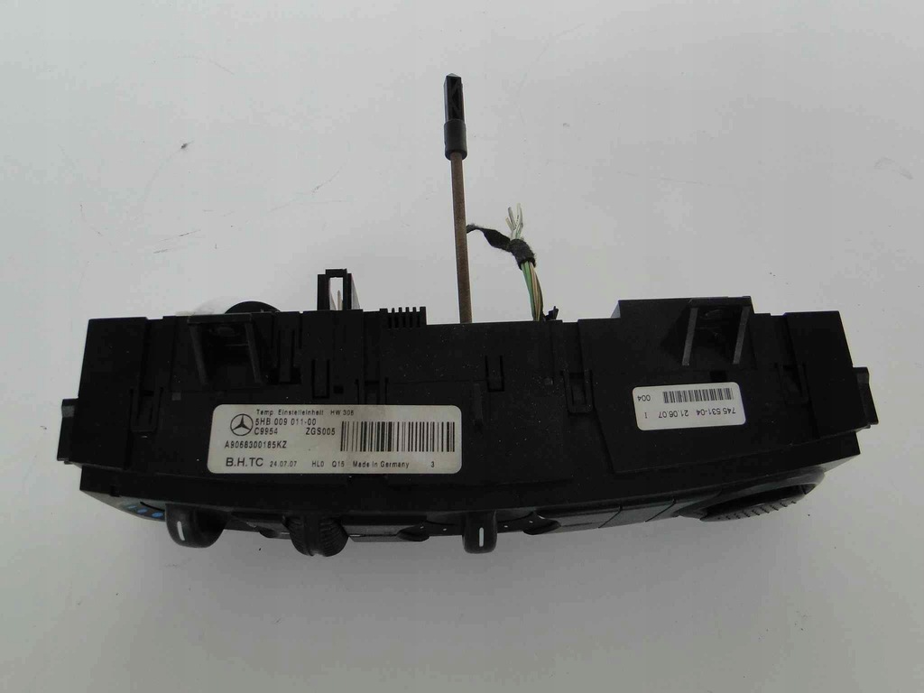 фото №8, Mercedes sprinter w906 906 панель експлуатації обдув