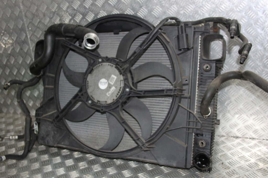 фото №3, Mercedes w216 комплект радіатор вентильований 5.5 07r