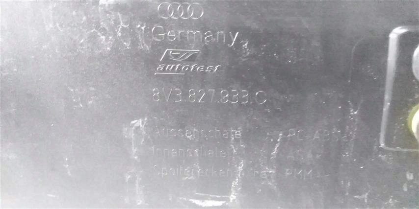 фото №11, Спойлер спойлер дах audi a3 8v 3d 8v3827933c