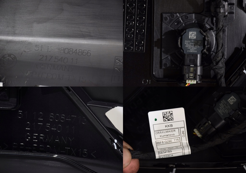 фото №15, Bmw 5 g60 бампер задняя m-pakiet 6 pdc black sapphire 475