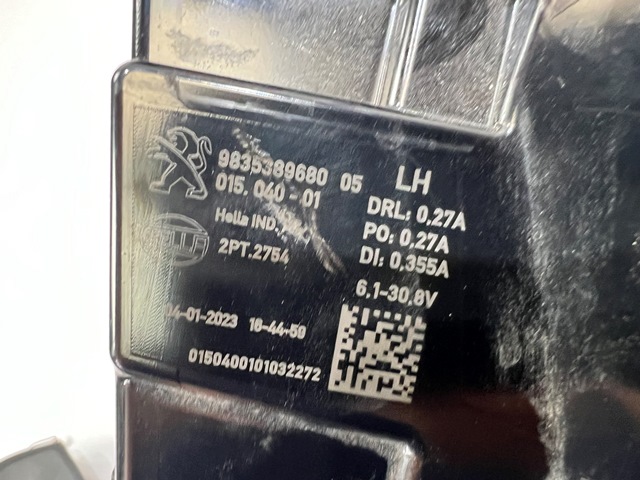 фото №7, Peugeot 308 iii t10- led drl левый лампа передняя левая 983389680