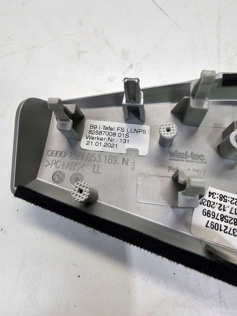 фото №7, Молдинг dekor защита панели левая audi a4 b9 a5 8w 8w1853189n