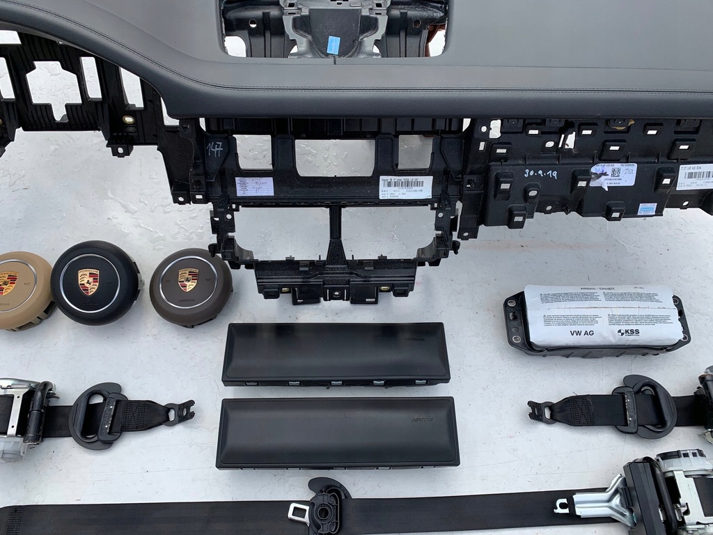 фото №8, Porsche cayene 9y приборная панель приборная панель консоль подушки безопасности