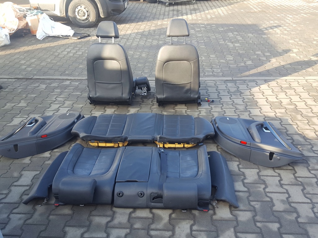 фото №9, Seat exeo 09-13 kombi сидіння заднє сидіння шкіра шкіряний