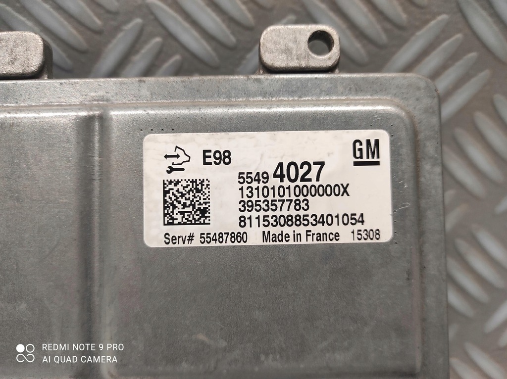 фото №12, Opel astra блок управления двигателя 55494027 oryg