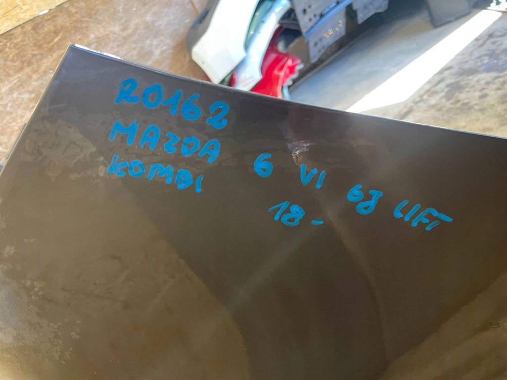 фото №11, Mazda 6 gj gl iii 3 lift 18-24 kombi бампер задняя задний