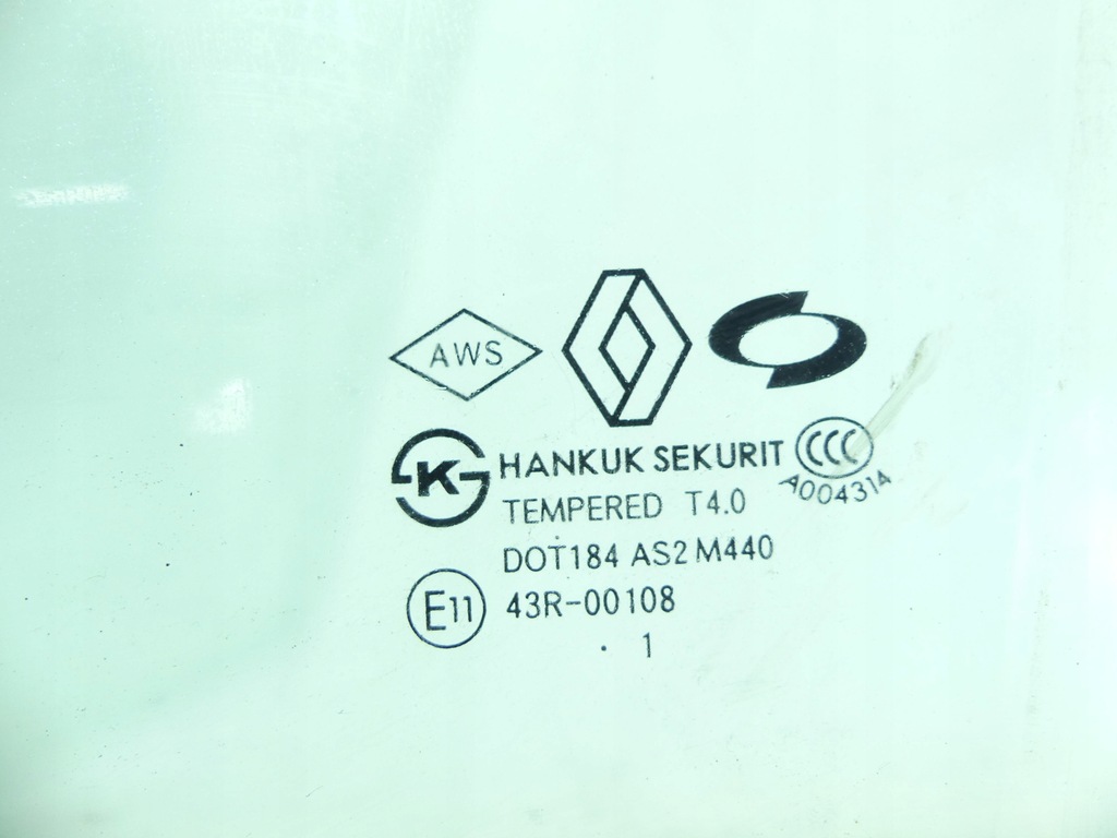 фото №2, Стекло дверь перед левая renault koleos 11r водителя