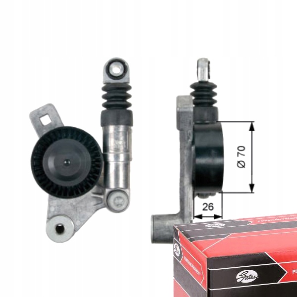 фото №1, Ролик натяжителя ремень клиновой chrysler sebring