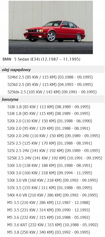 Вентилятор радиатора кондиционера bmw 5 v e34 łódź Цена