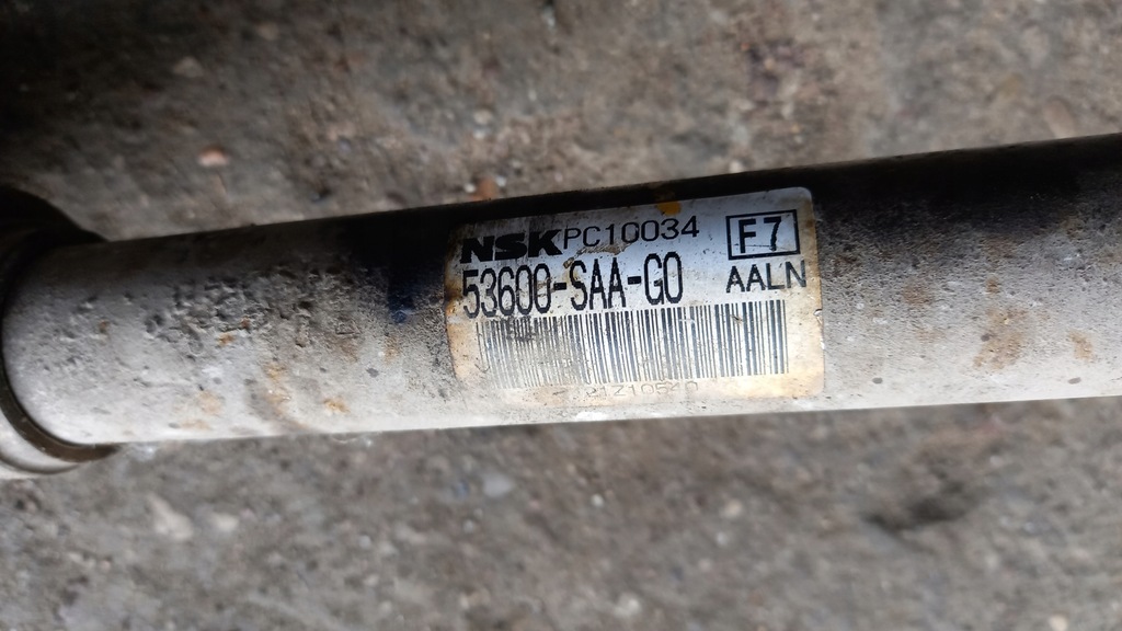 фото №7, Рейка рульова honda jazz ii 02r 1.3b 53600-saa-go