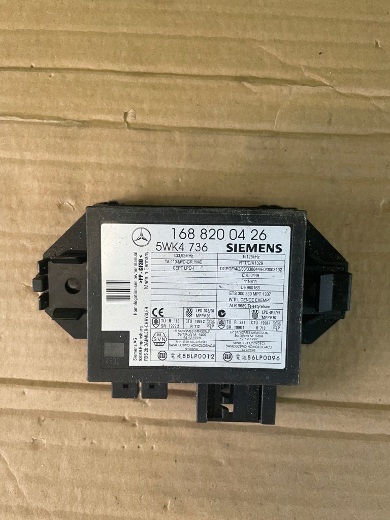 фото №1, Модуль иммобилайзер mercedes-benz оригинальный номер 1688200426