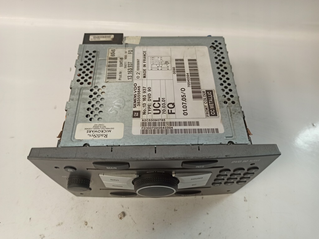 фото №3, Opel vectra c signum радио радиопроигрыватель cd dvd navi 13163937