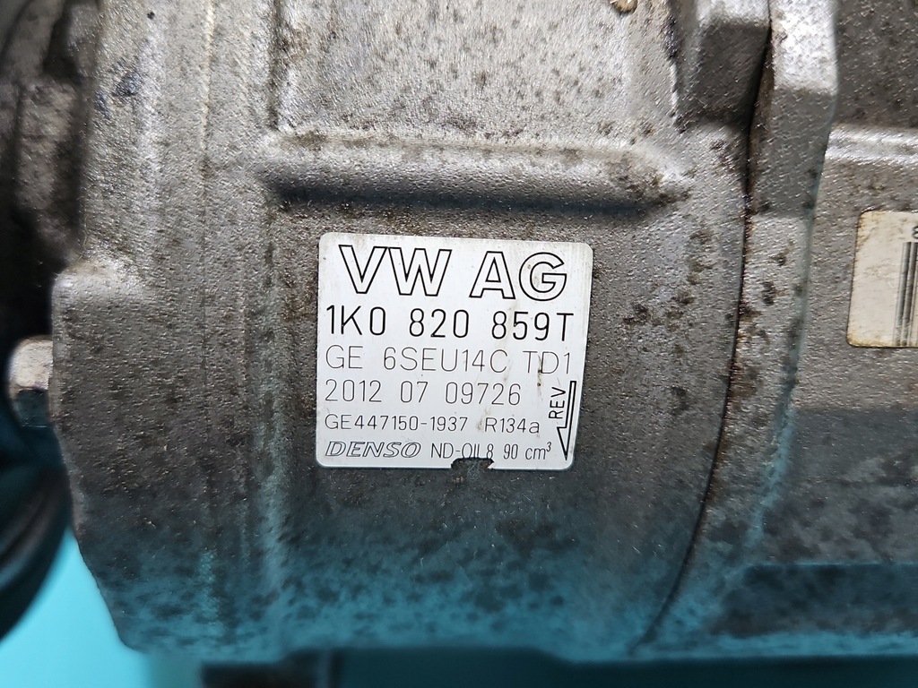 фото №8, Компрессор кондиционера компрессор vw jetta vi 1k0820859t