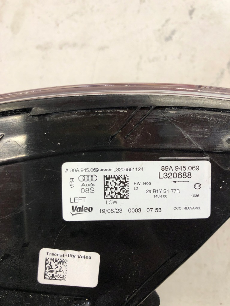 фото №12, Audi q4 e-tron 89a лампа ліва 21-