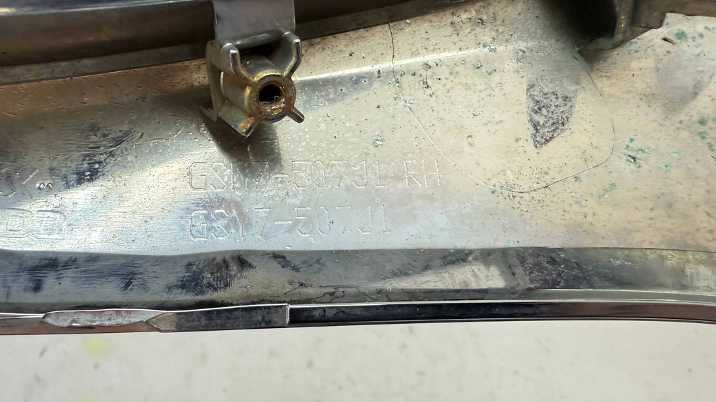 фото №8, Mazda 6 gj lift 2018- молдинг хром решітка радіатора правий gsh7-507j1