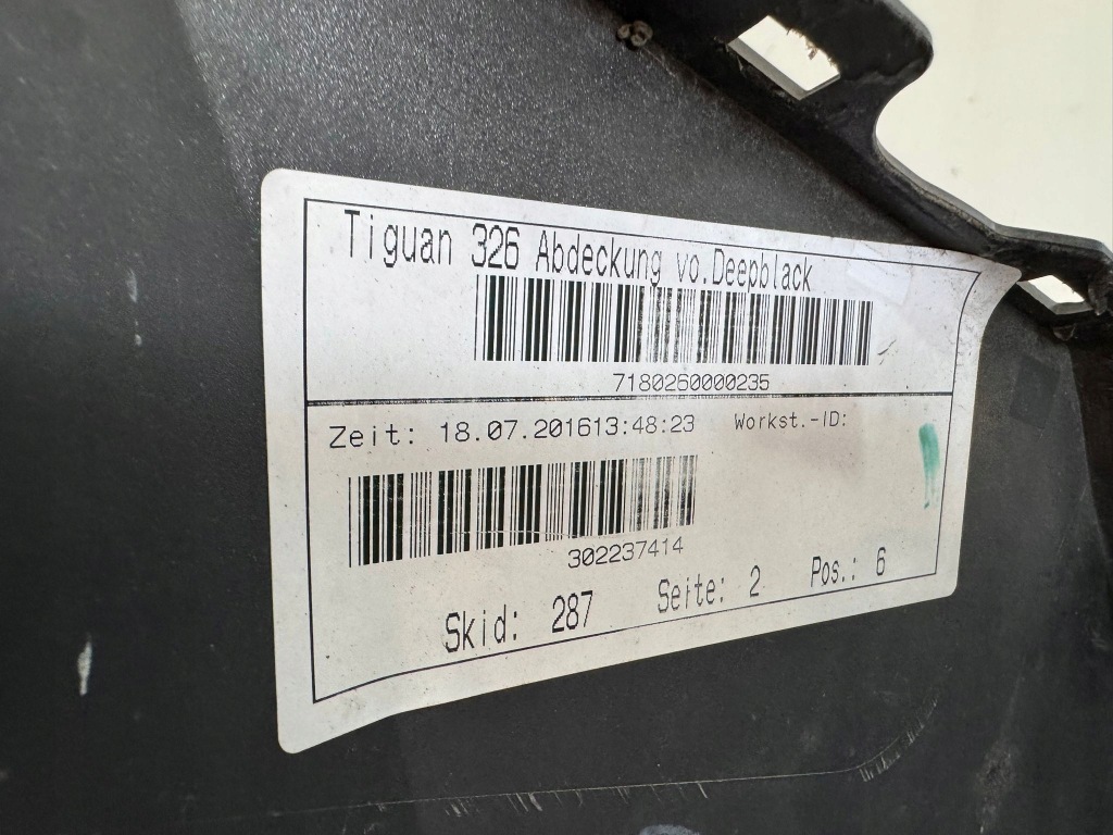 фото №9, Vw tiguan ii cross 5na 2016- бампер перед оригінал