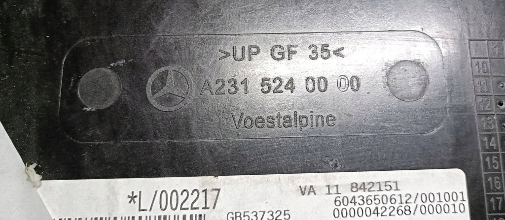 фото №10, Mercedes sl r231 w231 захист pod коробка передач передач