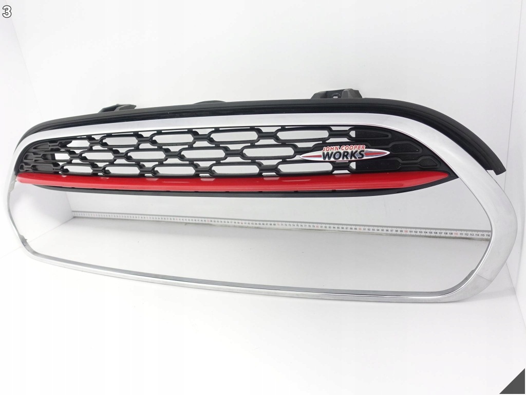 фото №4, Mini clubman ii 2 f54 jcw 15-19 решётка радиатора решётка радиатора рамка молдинг w бампер перед