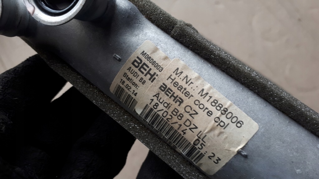 фото №7, Sq5 8r q5 отопитель wody радиатор behr