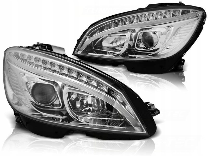 фото №1, Фара лампа day line light led tube neon тюнинг mercedes c w 204 2007-