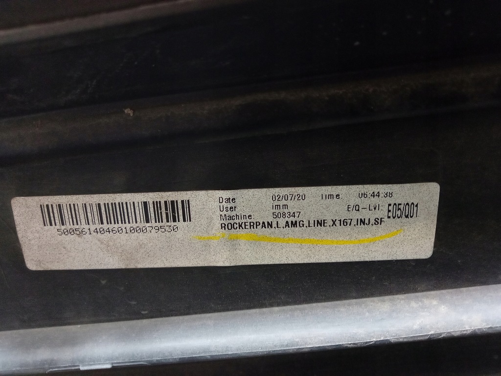 фото №6, Mercedes gls w167 молдинг поріг ліва amg 197