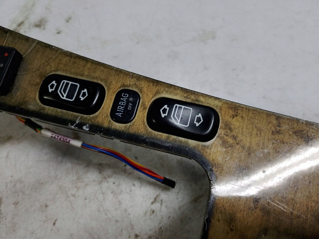 фото №6, Mercedes e w210 панель керування вікон рамка 2108214151 europa