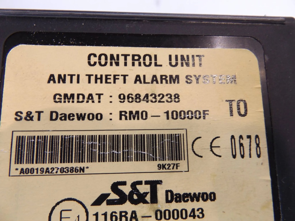 фото №3, Aveo t250 модуль блок керування 96843238