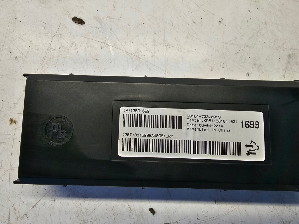 фото №1, Opel mokka модуль блок управления обдув кондиционера 13591699