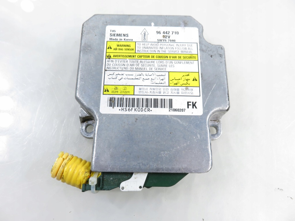 фото №1, Модуль подушка безопасности chevrolet aveo ii 96442710